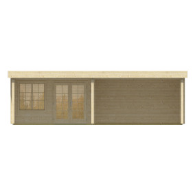  Tuindeco | Tuinhuis Lilou met Overkapping 206350-10
